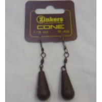 Zinkers Cone Carp Weight  1/3oz - 9.4g