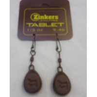 Zinkers Tablet Carp Weight  1/3oz - 9.4g