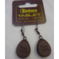 Zinkers Tablet Carp Weight  2/3oz - 18.7g