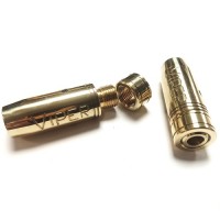 15.00mm Highly Polished Brass VIPER Airgun Silencer Adaptors To Fit Most 15.00mm Barrels ( Made in UK ) with allen key and thread protector included